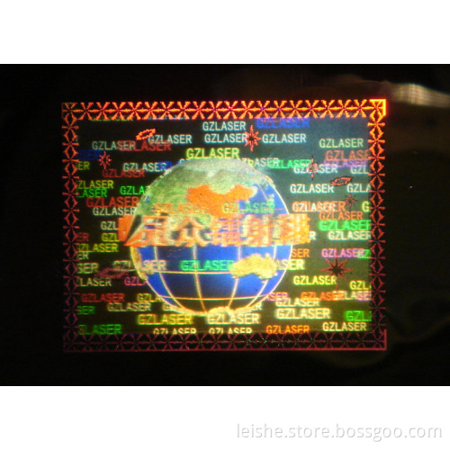 3D adhesive sticker,hologram sticker,Hologram label
